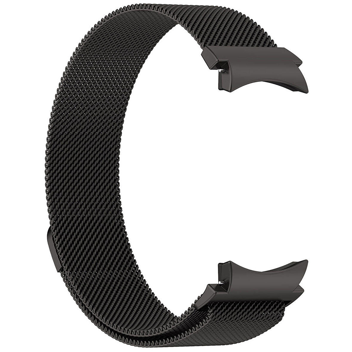 Samsung Galaxy Watch 6 Classic 44mm ile Uyumlu Metal Tel-Örgü işlemeli Kordon