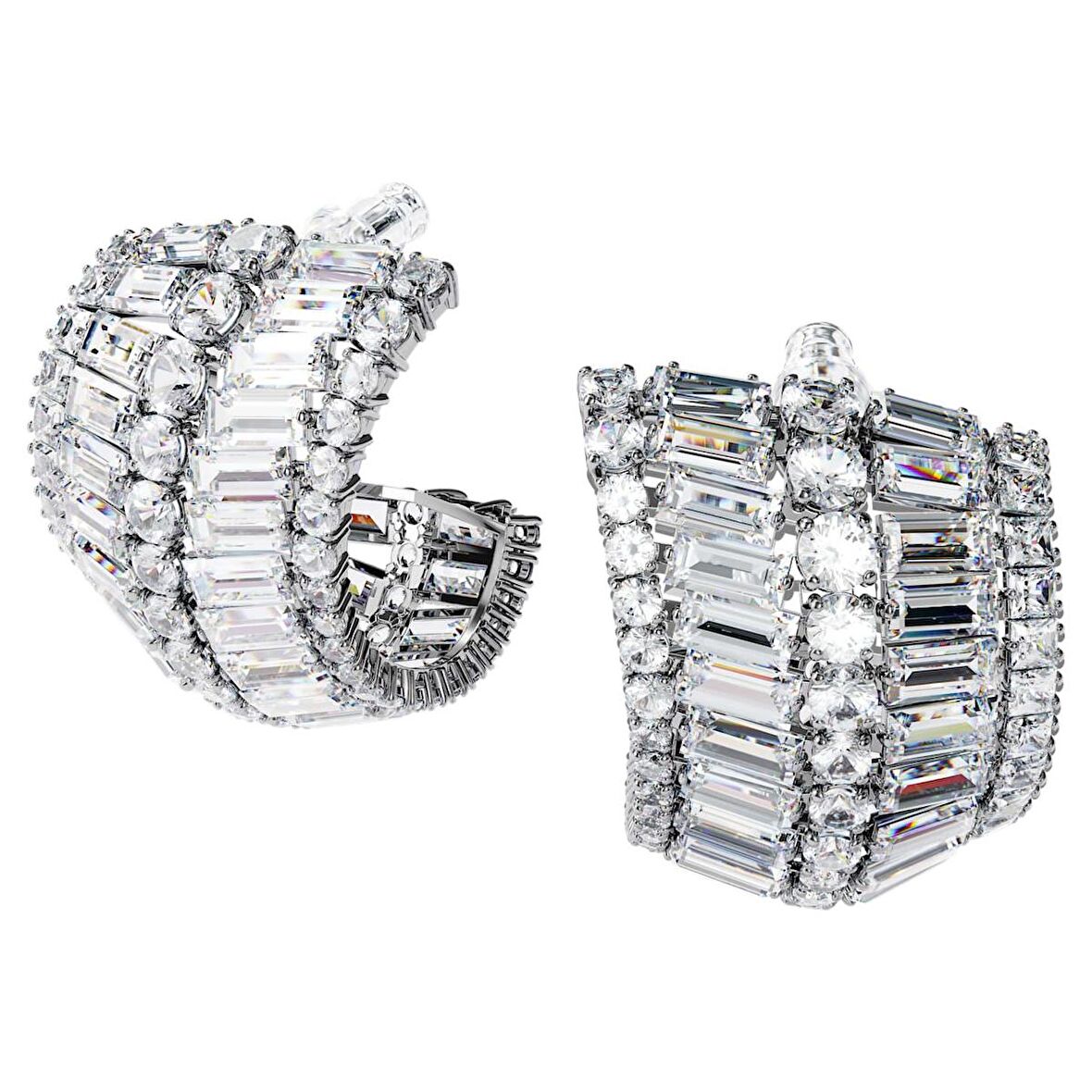 5598344 Swarovski Küpe Hyperbola:Pe L White/Rhs