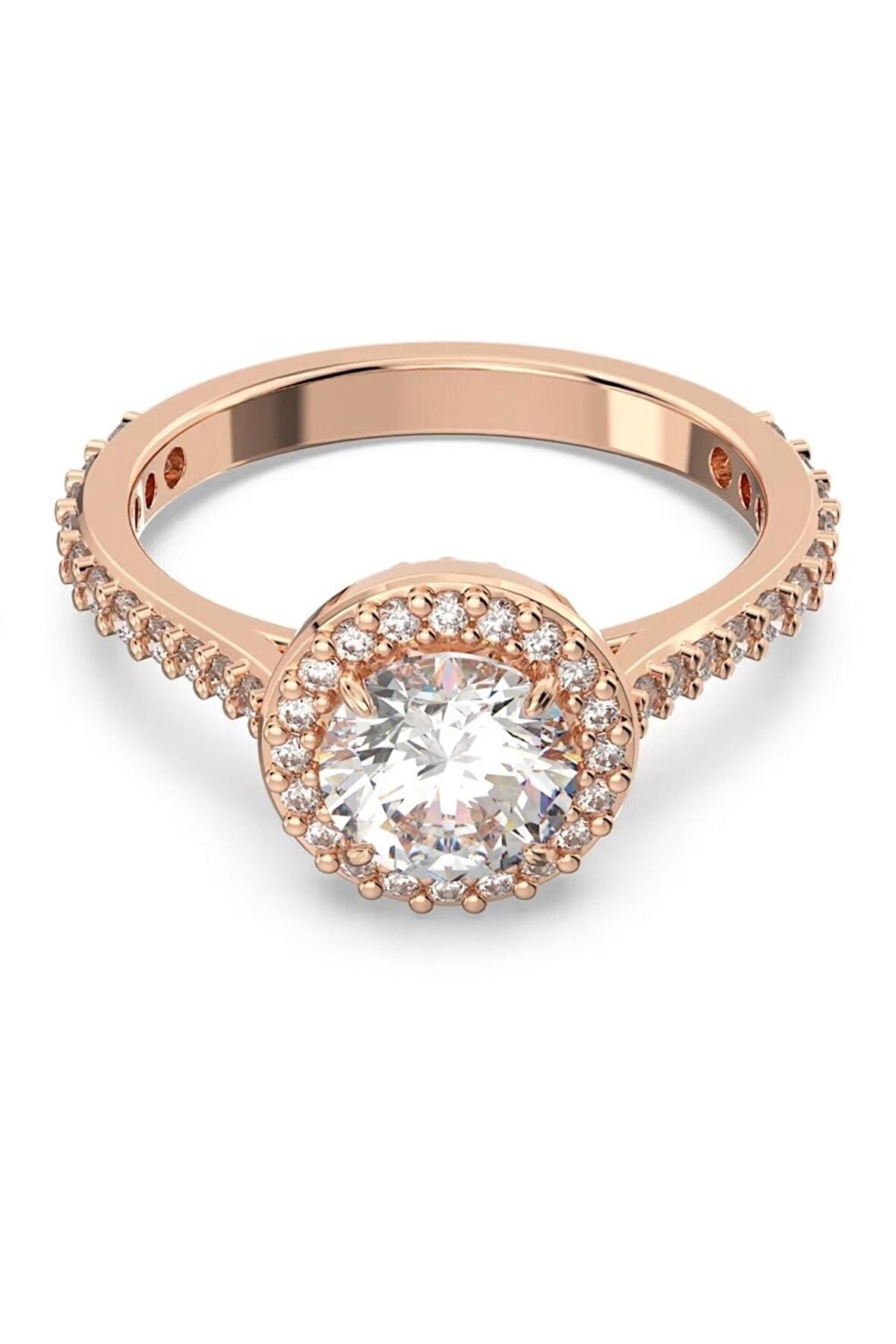  CONSTELLA:RING RND PV L WHITE/ROS 55