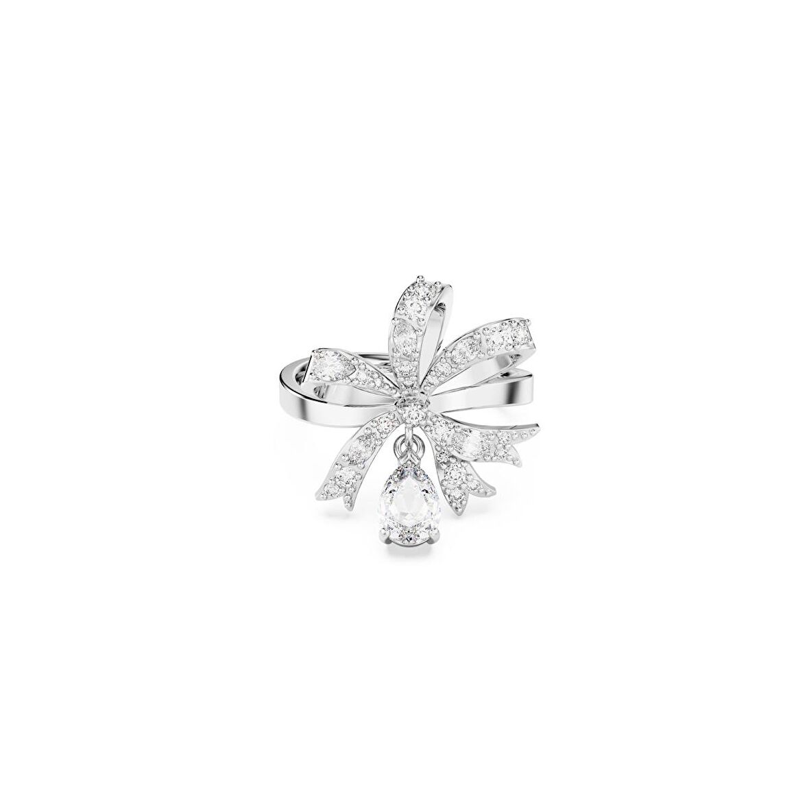 5647728 Swarovski Yüzük Volta:Ring S Bow Whi/Rhs 52