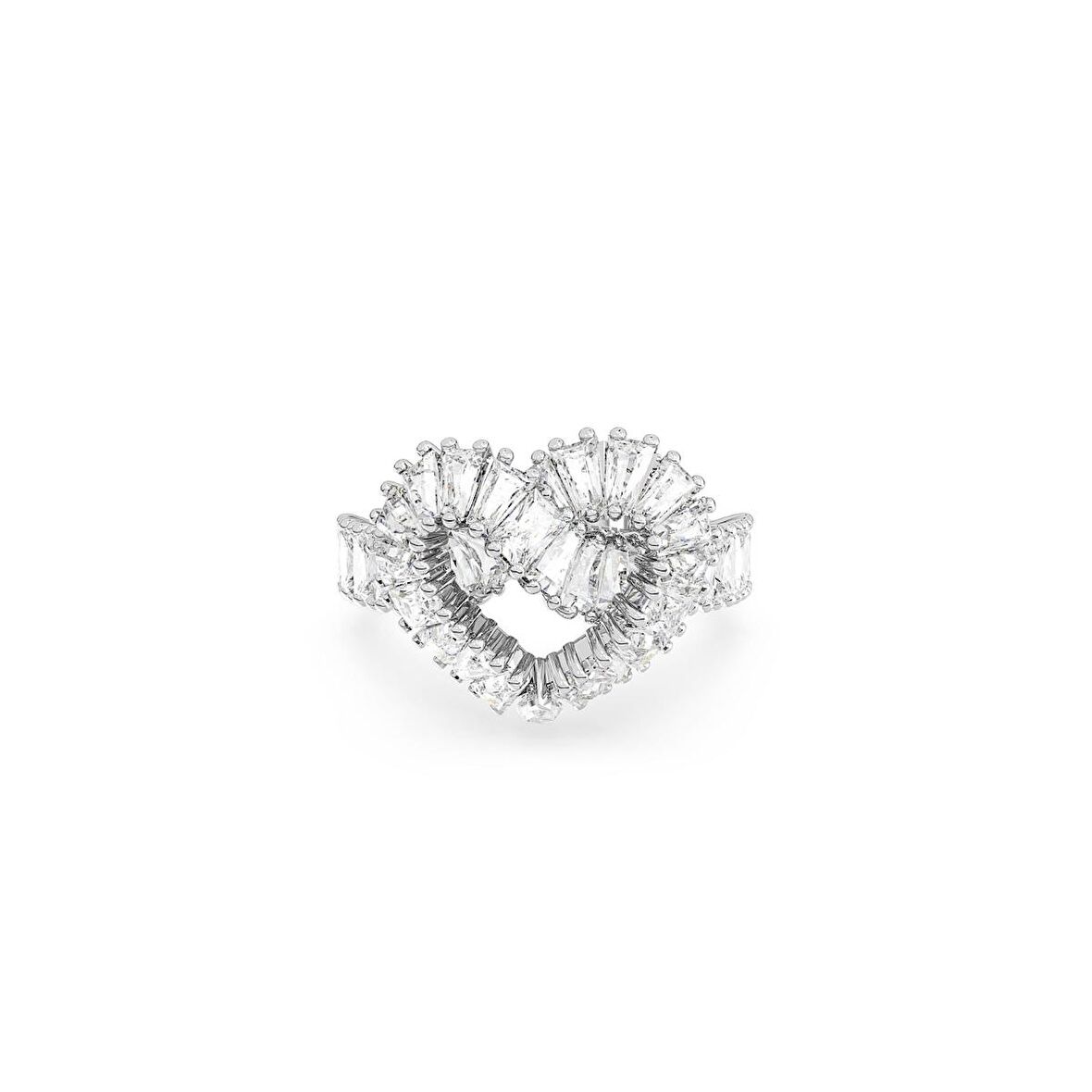 5648293 Swarovski Yüzük Matrix:Ring Hrt Woven Whi/Rhs 60