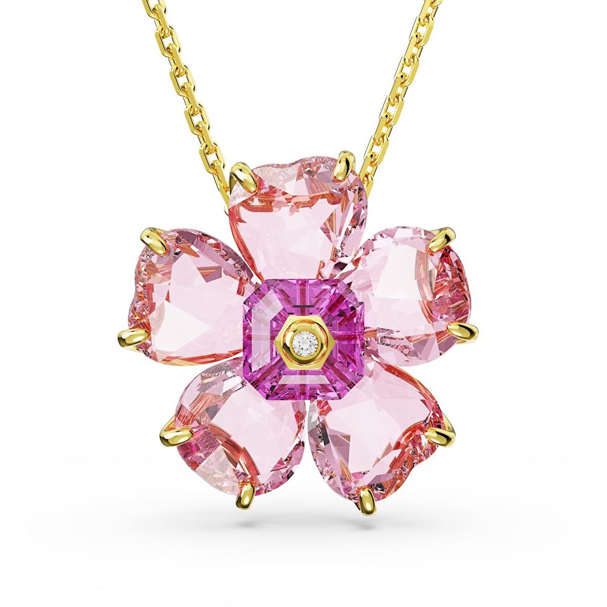 5650569 Swarovski Kolye Florere:Pend S Pink/Gos