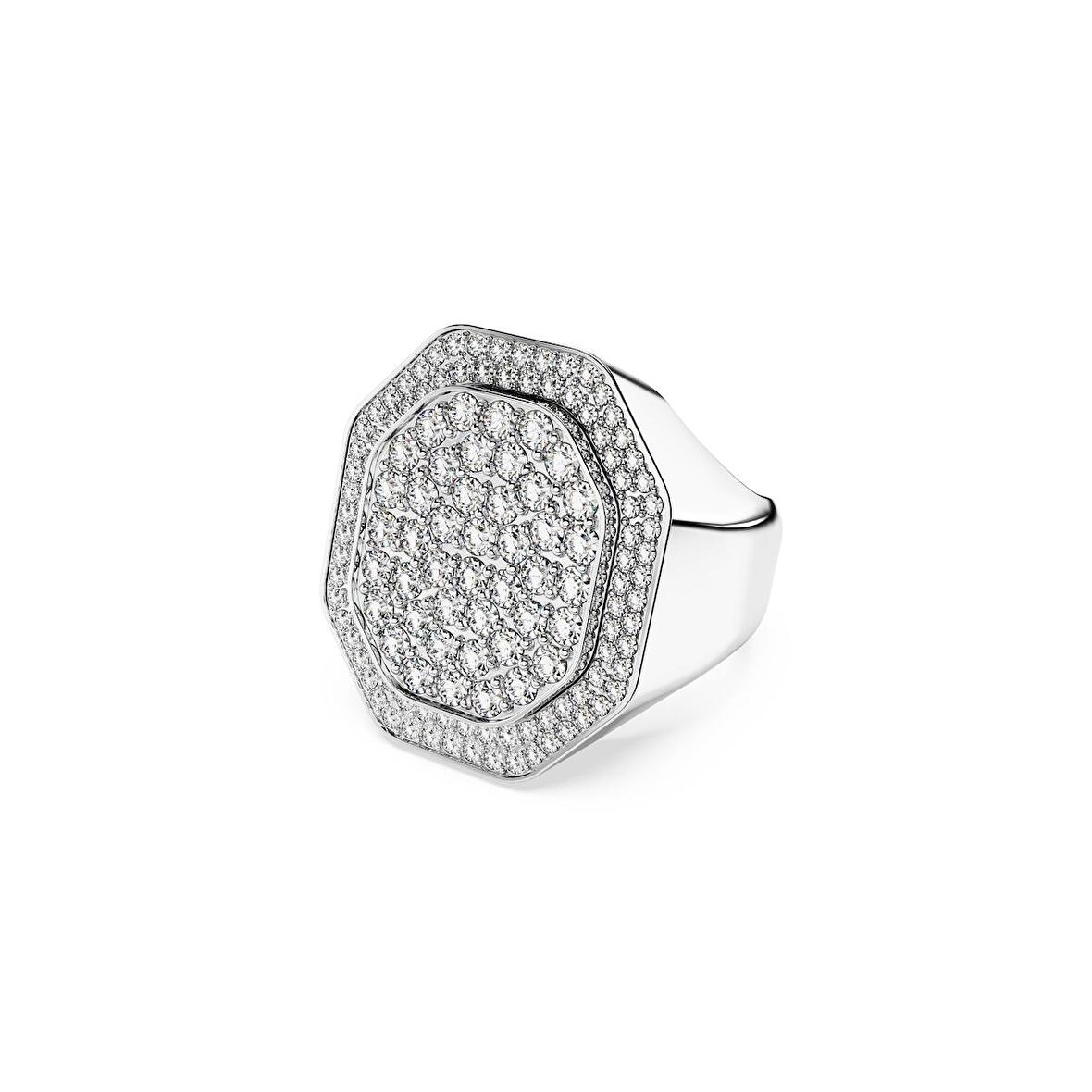 5651382 Swarovski Yüzük Dextera:Ring Signet Cre/Rhs 60