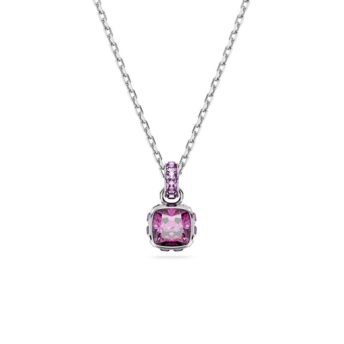 5651708 Swarovski Kolye Birthstone:Pend Feb Pendant  Pur/Rhs