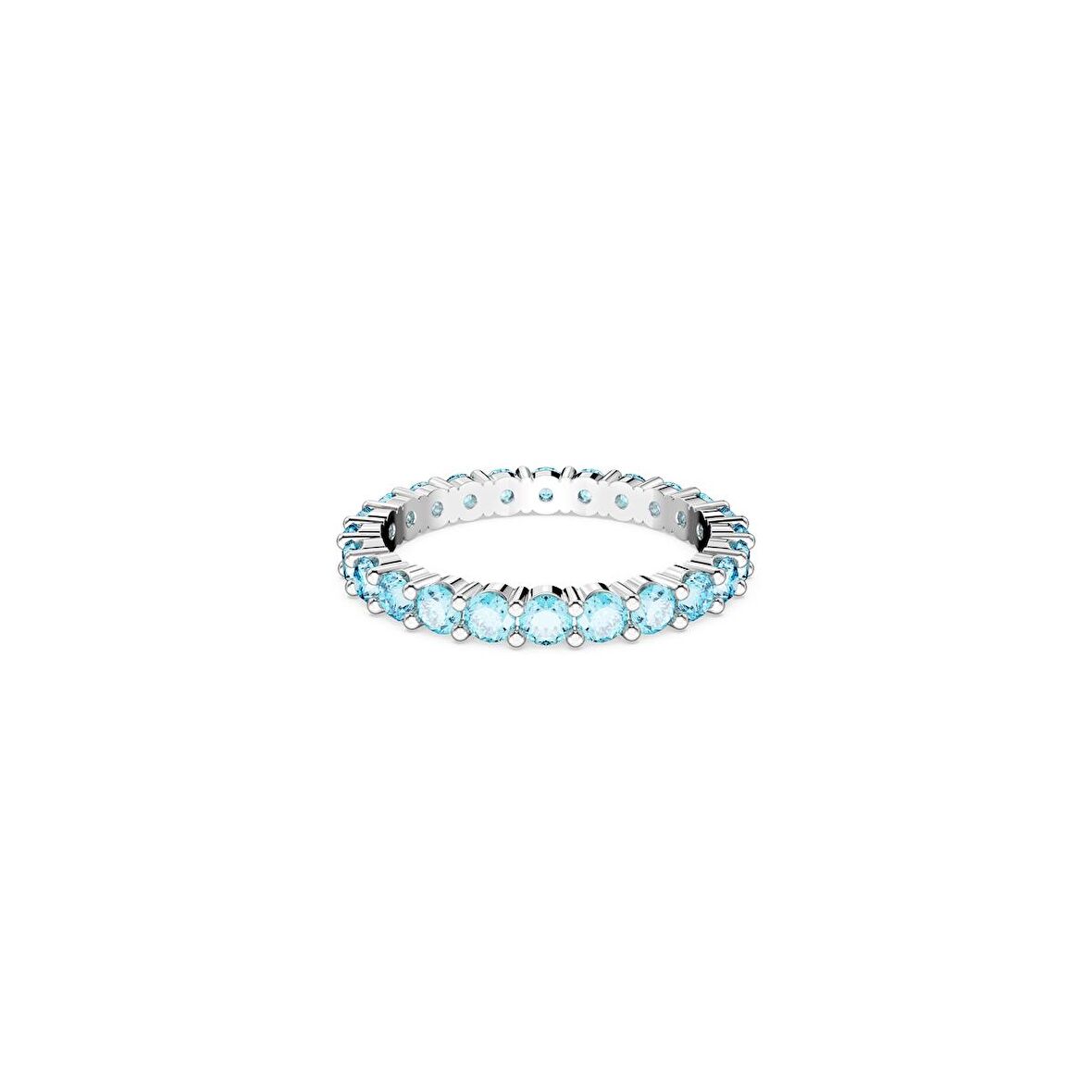5658671 Swarovski Yüzük Matrix:Ring Aqua Blu/Rhs 52