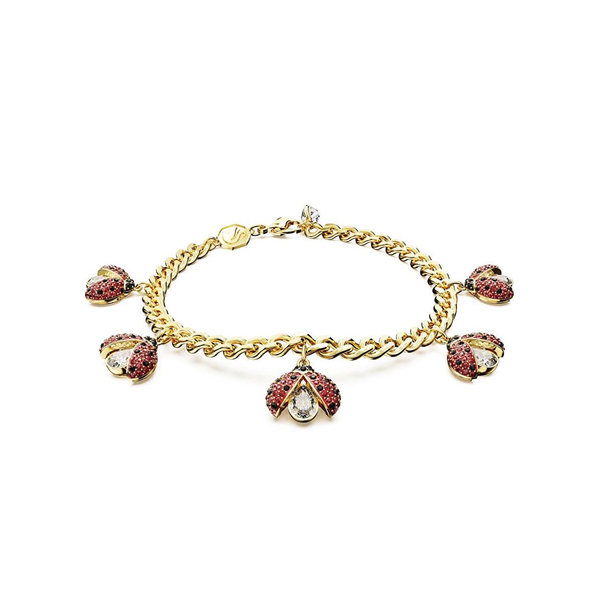 5666238 Swarovski Bilezik Idyllia:Bracelet Ladybug Red/Gos M