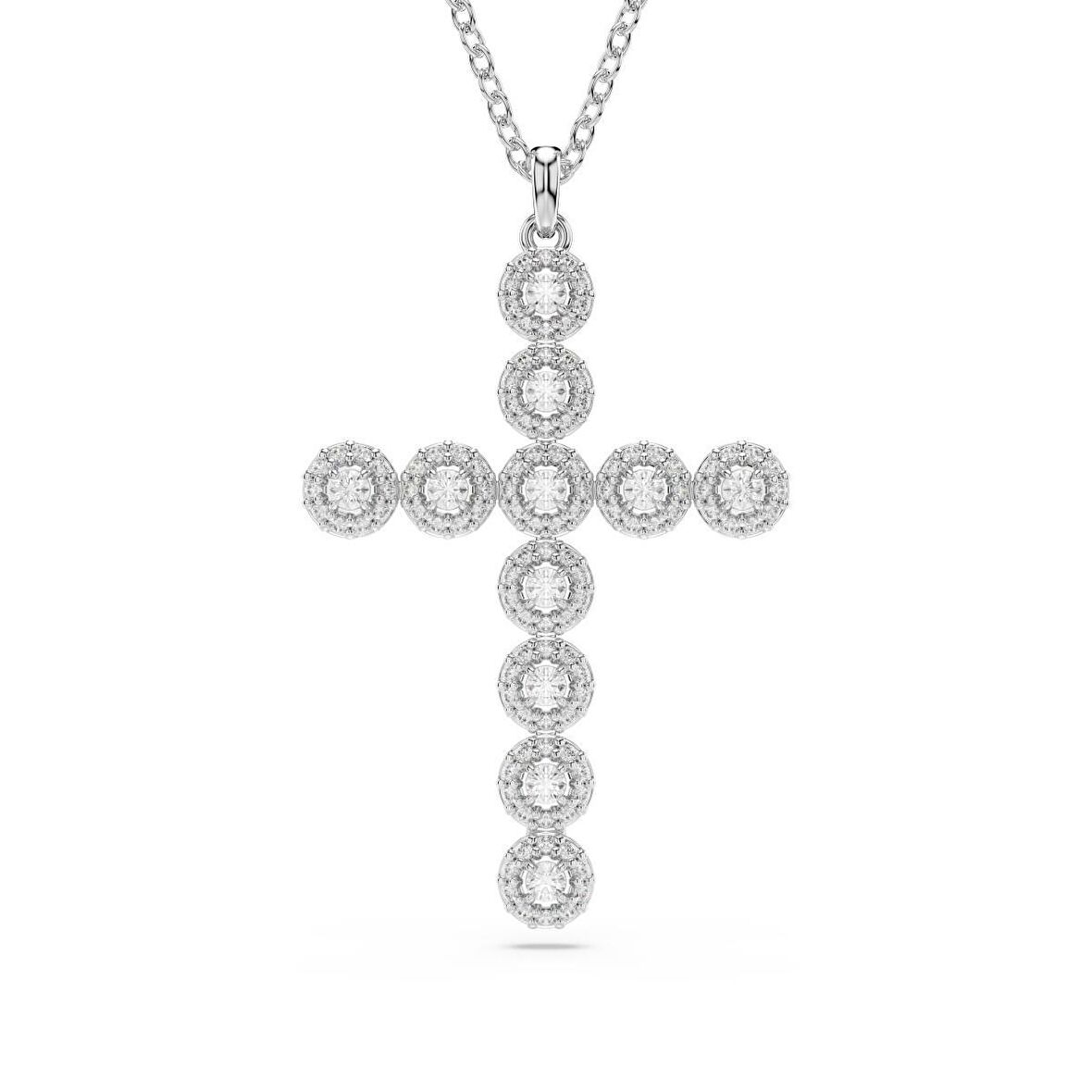 5675573 Swarovski Kolye insigne:Pend Cross_Angelic Whi/Rhs