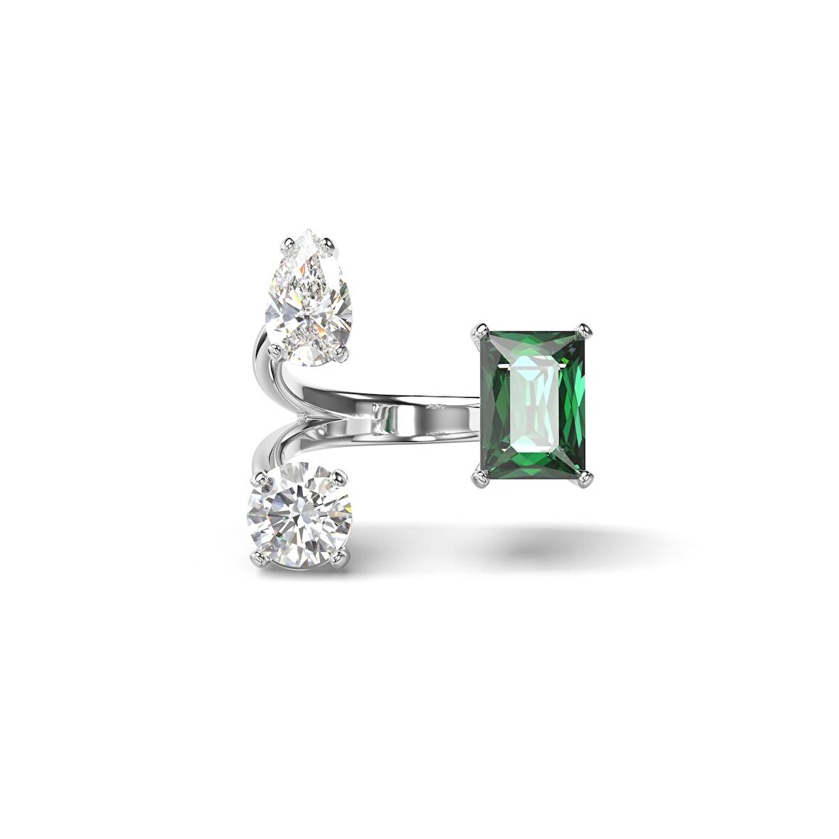 5676970 Swarovski Yüzük Mesmera:Ring Op Green White/Rhs 50