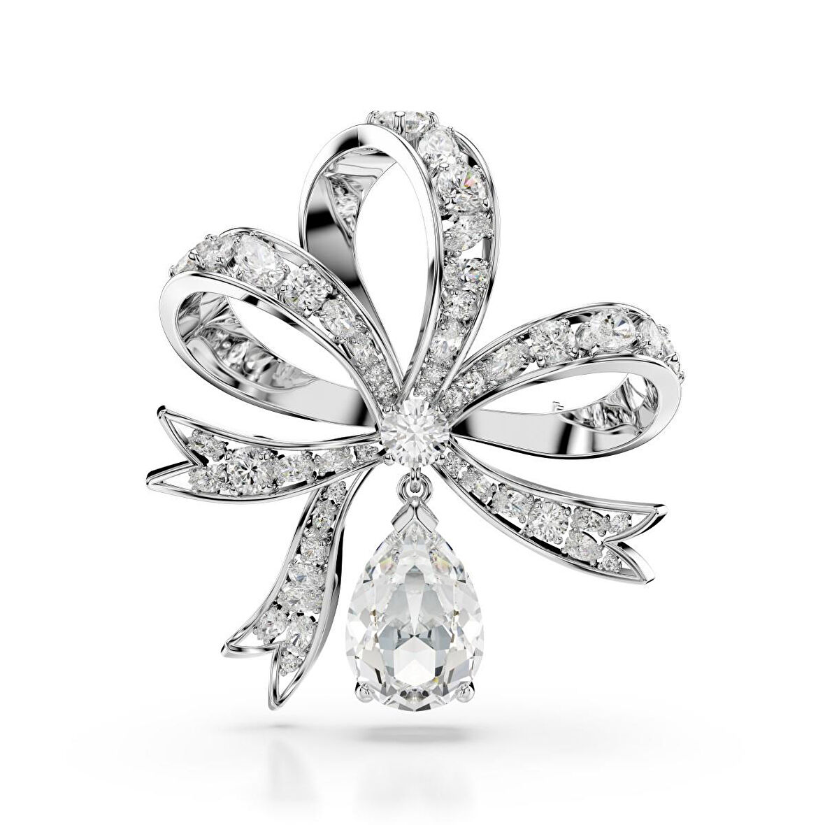 5680678 Swarovski Broş Hyperbola:Brooch Whıte/Rhs