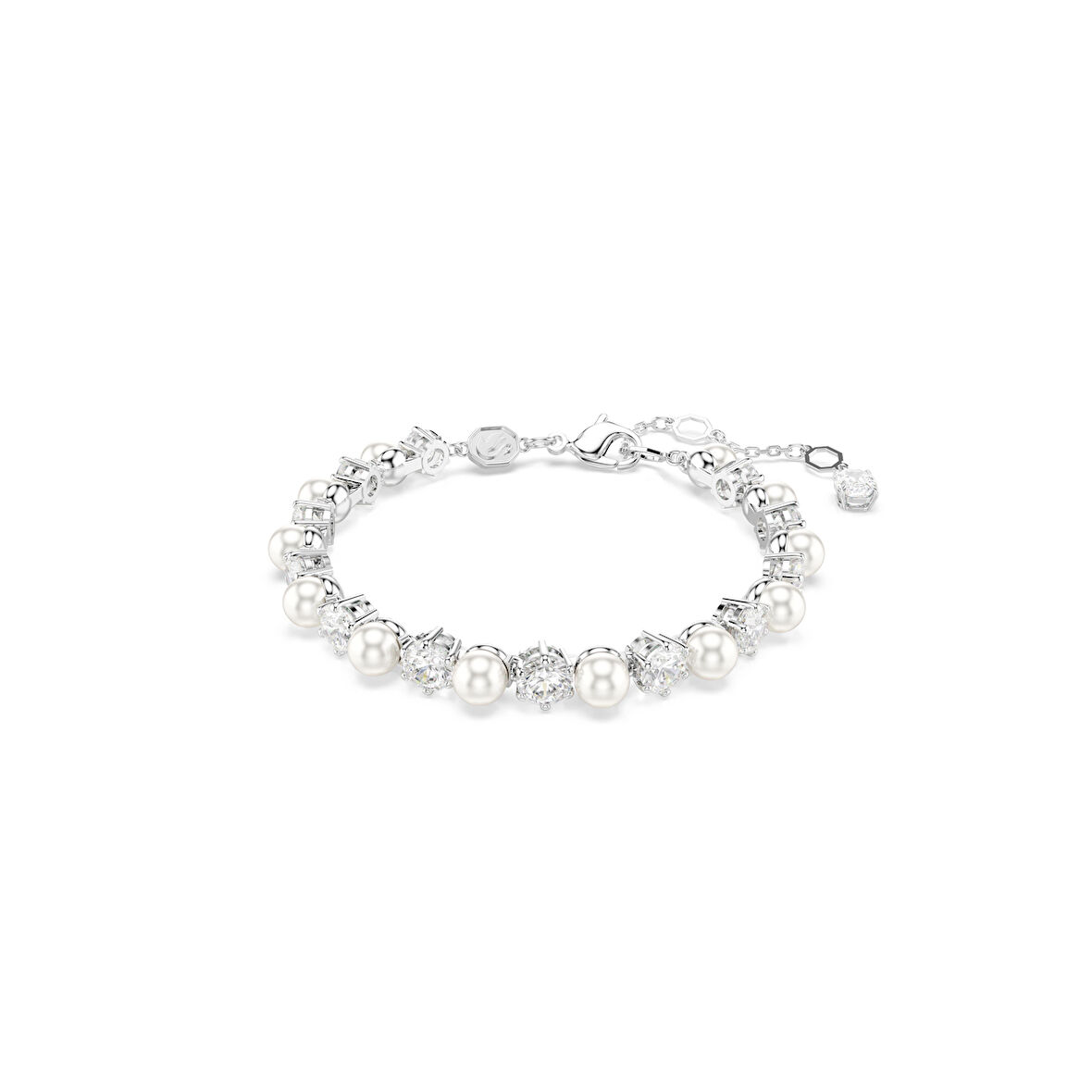 5689625 Swarovski Bilezik Matrıx:Tb Pearl Whıte/Rhs M
