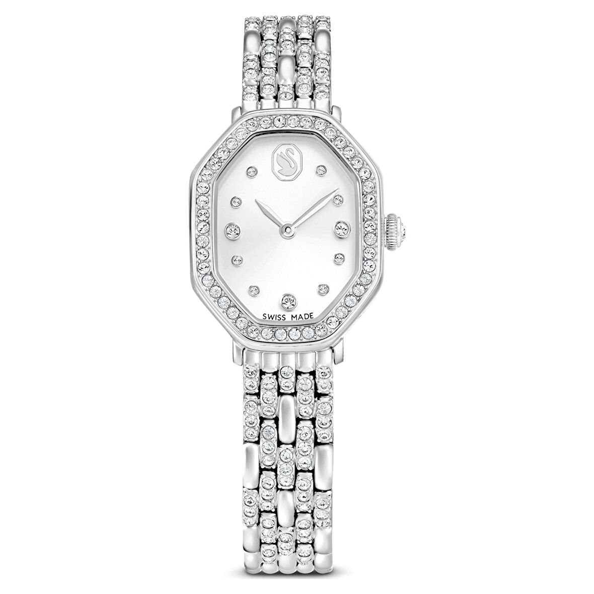 5698690 Swarovski Kol Saati Dextera Octagon:Mb Sts/Whıte/Sts