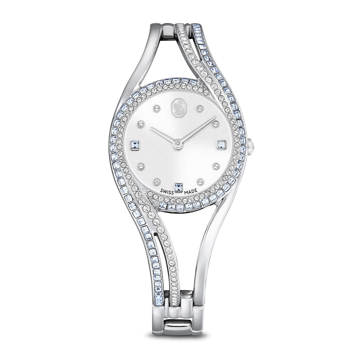 5715463 Swarovski Kol Saati Hyperbola Bangle:Mb Sts/Blue/Sts
