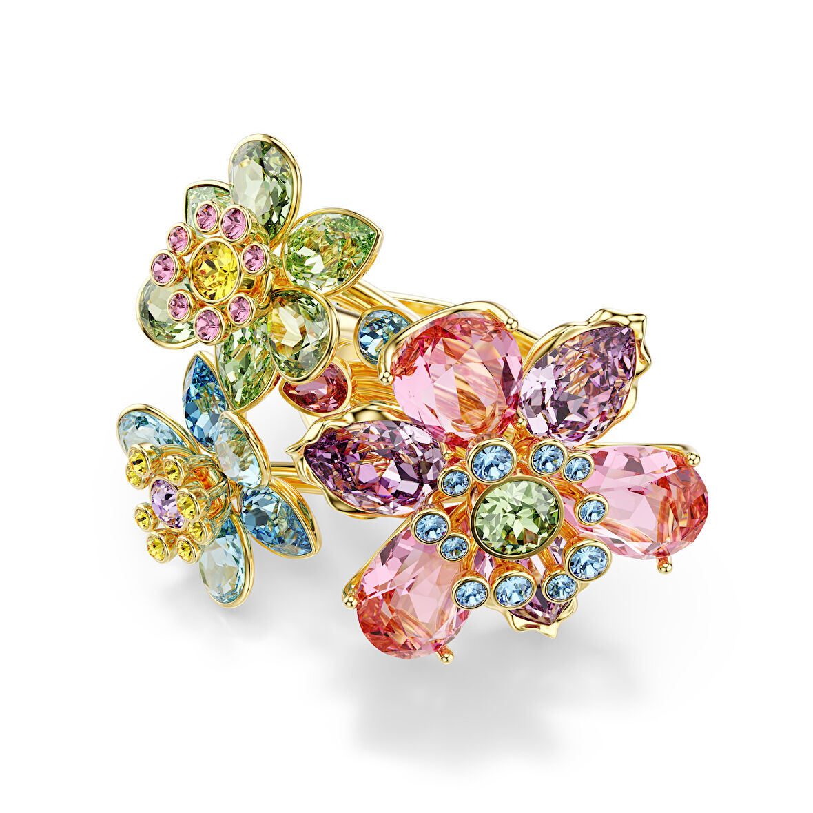 5721579 Swarovski Yüzük Idyllıa:Rıng Trıple Mul/Gos 52