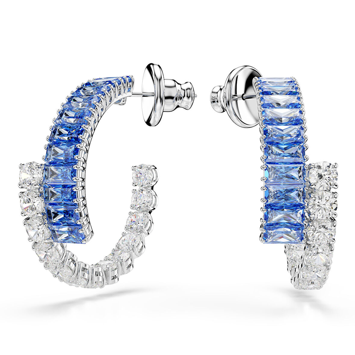 5722459 Swarovski Küpe Matrıx:Pe (#2) Blu/Rhs