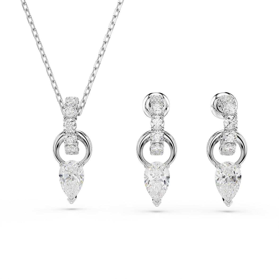 5723197 Swarovski Set Mesmera:Set Whı/Rhs