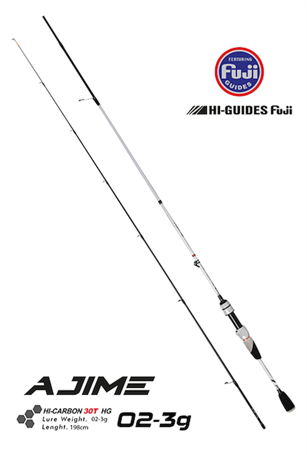 Fujin Ajime 198cm 02-3 gr LRF Kamışı FAJ-662ULL