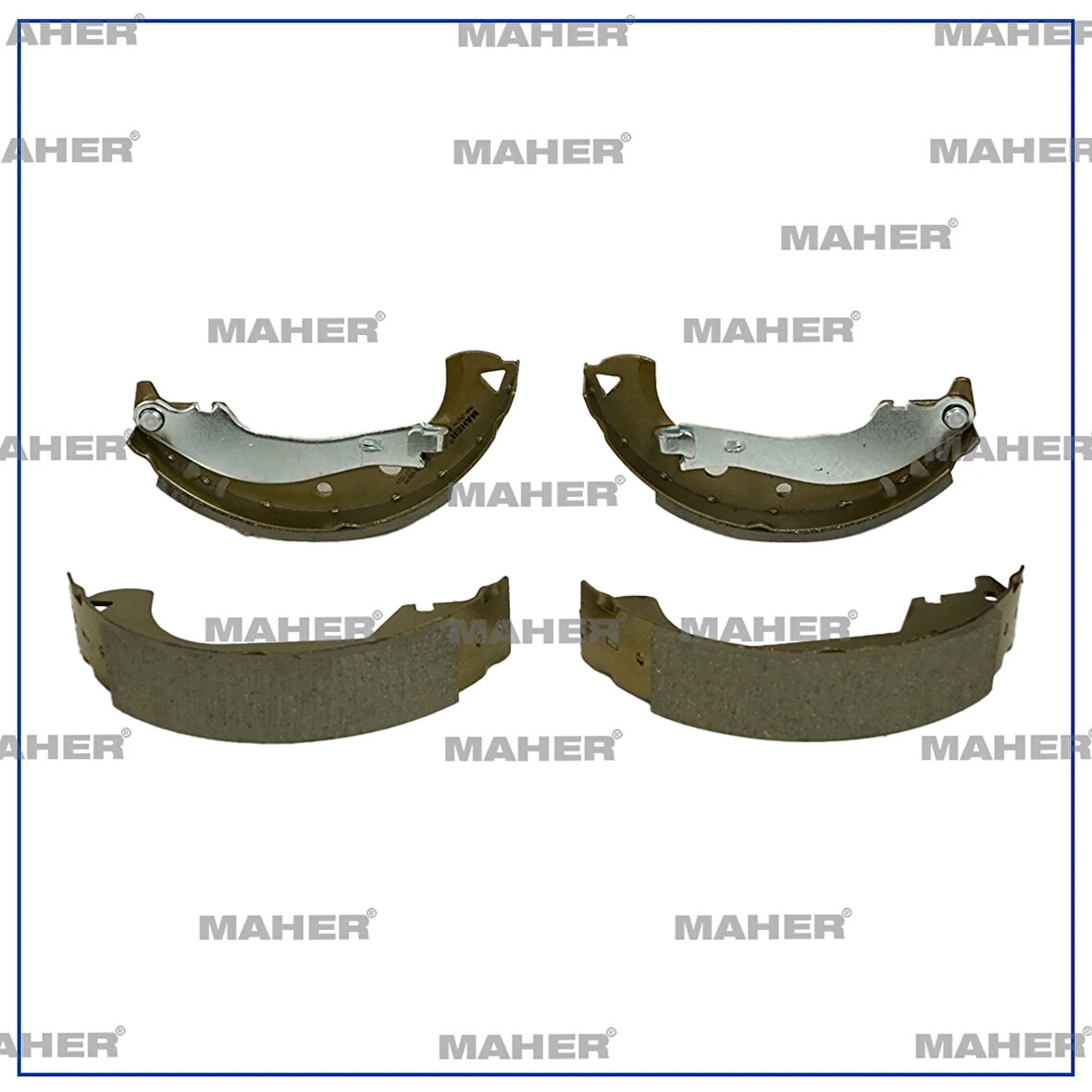 FREN BALATA DOBLO 1 2001-2010 LEVYELİ PABUÇ ARKA (AP LOCKHEED FREN SİSTEMİ İÇİN) +1MM 77362452