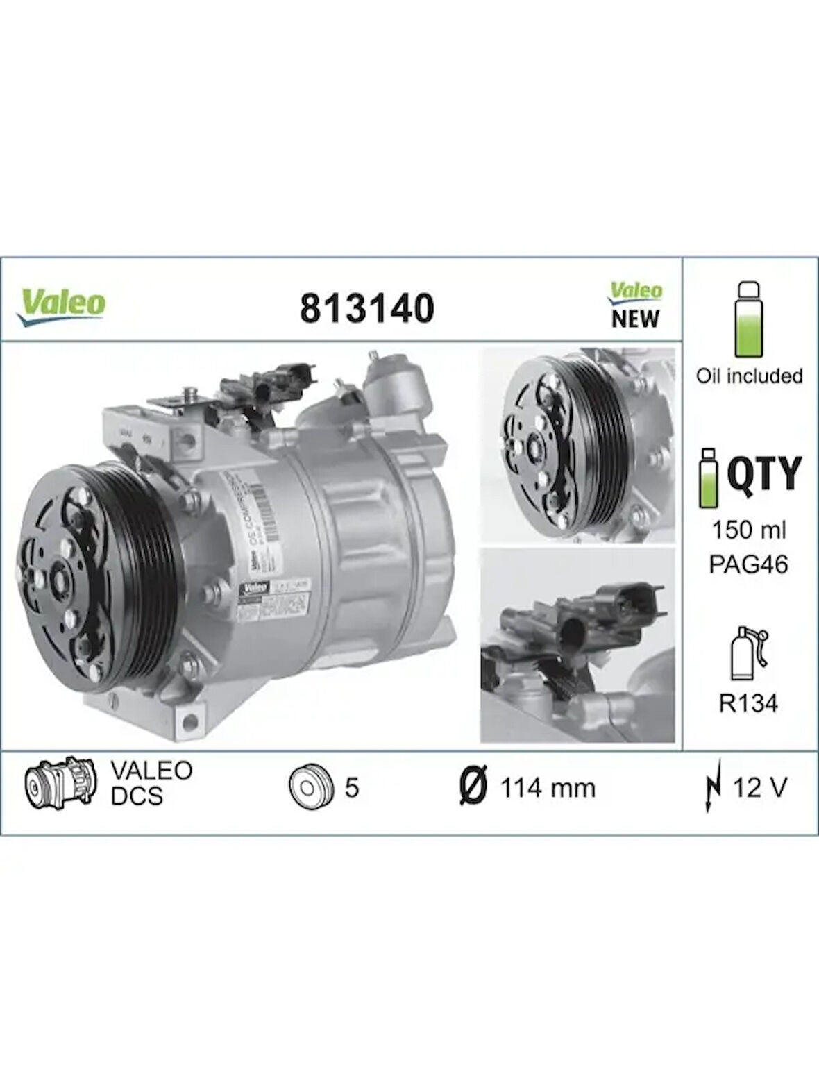 KLIMA KOMPRESOR VOLVO XC60 2008 S80 II (124) 2.5 T 1012 V70 III (135) D3 0715 XC60 I SUV (156) D5