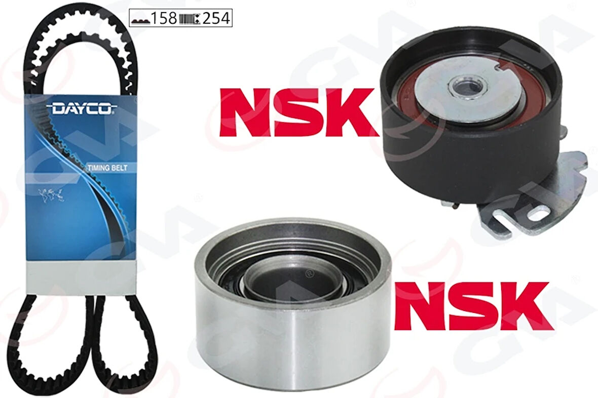 EKSANTRİK GERGİ KİTİ 158X254 BRAVA 1995-2001 -DOBLO 2001 -PALIO-ALBEA 1996 -MAREA 1997-2002 1.6 K015432XS 71736715 55171442 55176303