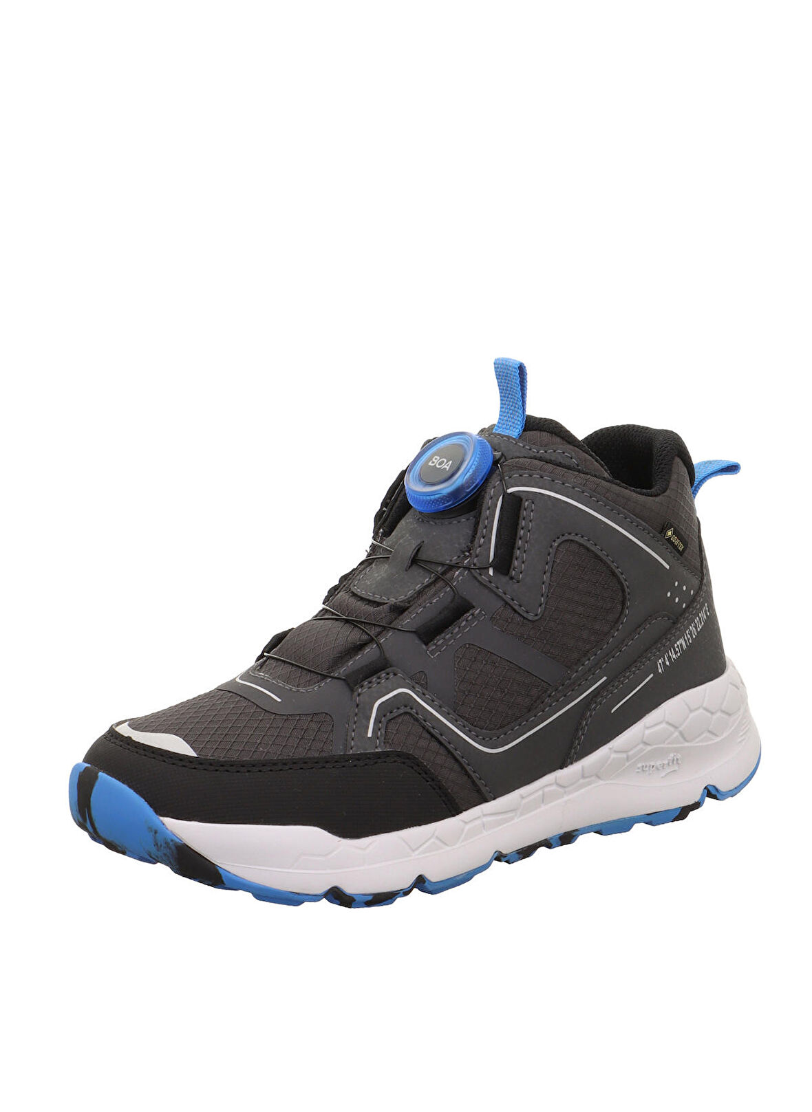 Superfit Gri Erkek Çocuk Waterproof Sneaker FREE RIDE 1-000552-2010-2
