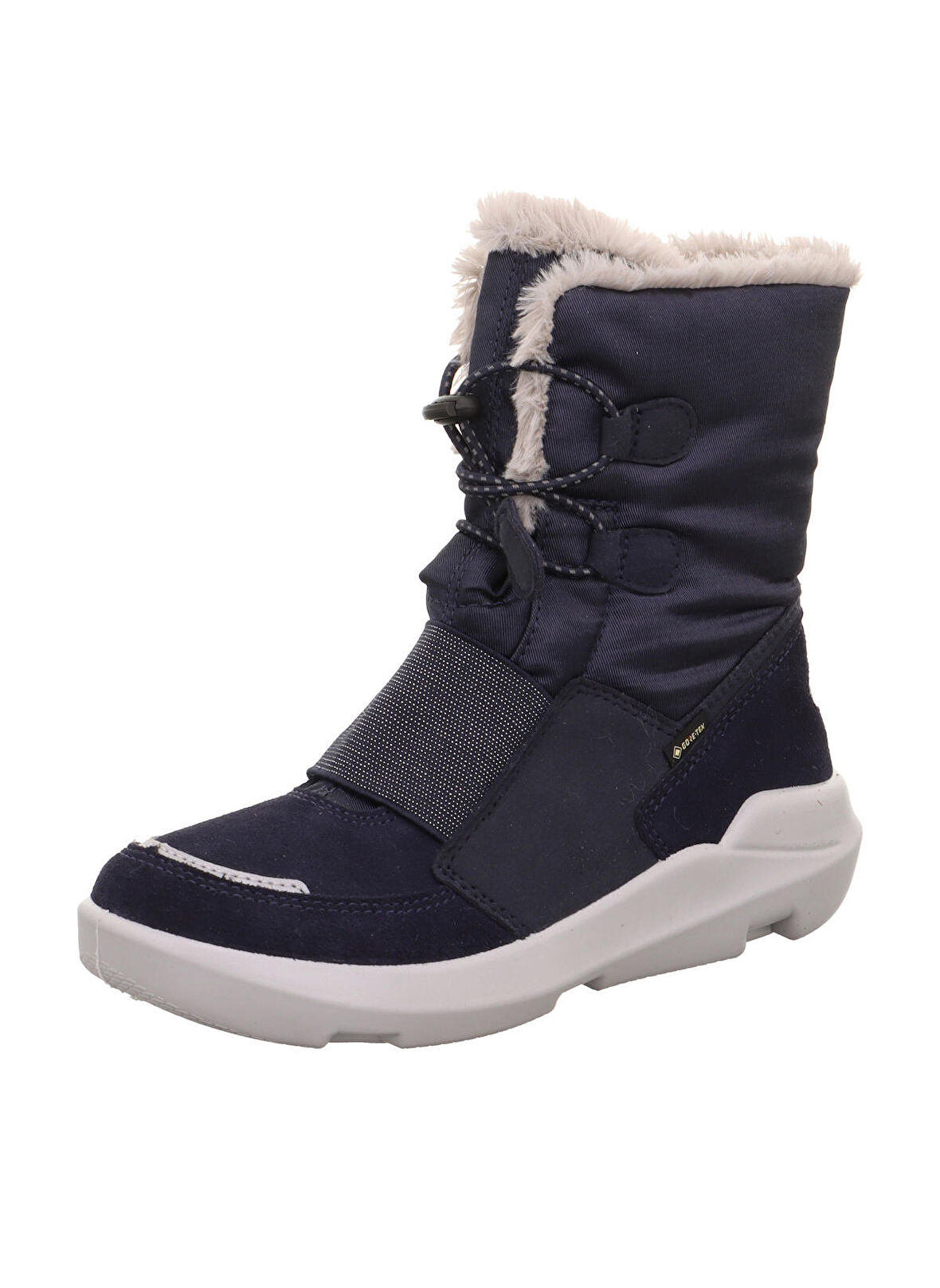 Superfit Lacivert Kız Çocuk Gore-Tex Süet + Deri + Tekstil Kar Botu TWILIGHT 1-000154-8020-1