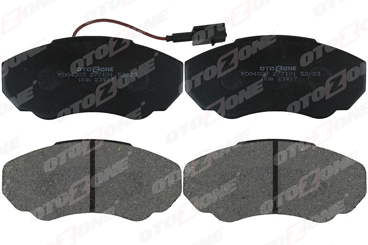 ÖN FREN BALATASI FİŞLİ PEUGEOT BOXER-CITROEN JUMPER-FIAT DUCATO 2001-2006 KÜÇÜK TİP 4254 58 4252 42 4252 43 77362219