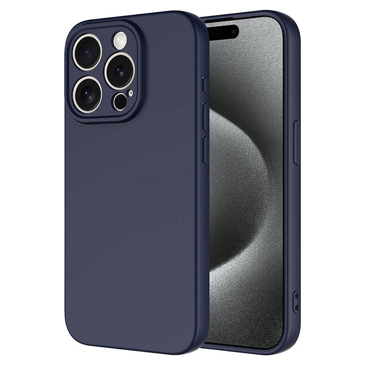 Apple iPhone 15 Pro Max ile Uyumlu Kılıf Içi Kadife Lansman Tasarım Telefon Kılıfı Kapak