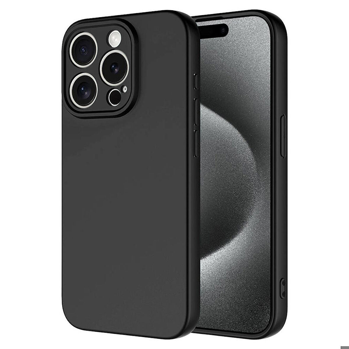 Apple iPhone 15 Pro ile Uyumlu Kılıf Içi Kadife Lansman Tasarım Telefon Kılıfı Kapak