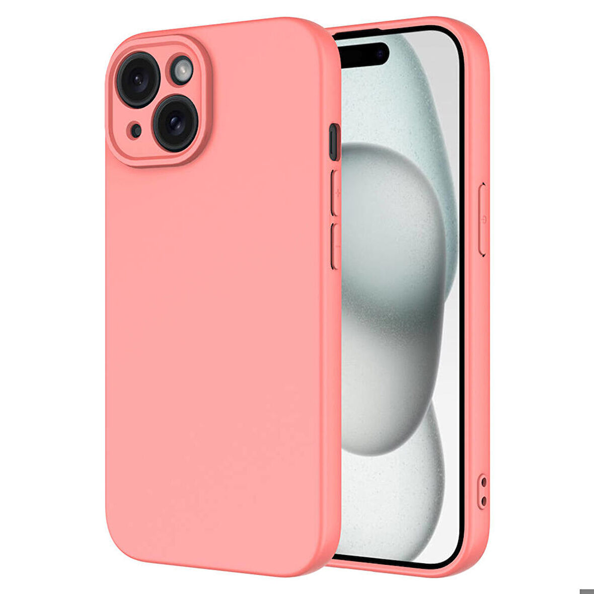Apple iPhone 15 Plus ile Uyumlu Kılıf Içi Kadife Lansman Tasarım Telefon Kılıfı Kapak