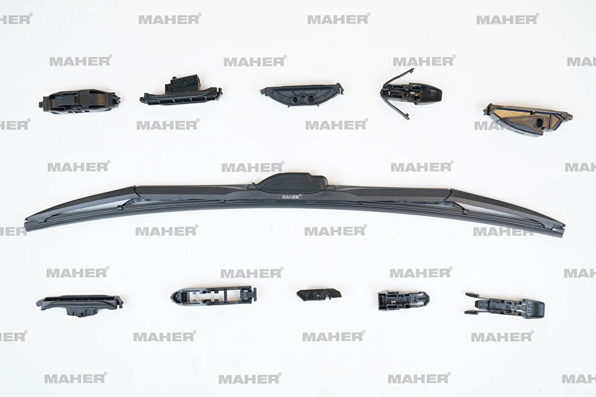 SİLECEK SÜPÜRGESİ TEK TİP ÜNİVERSAL 11 APARATLI 22 HYBRID (550MM) 29953