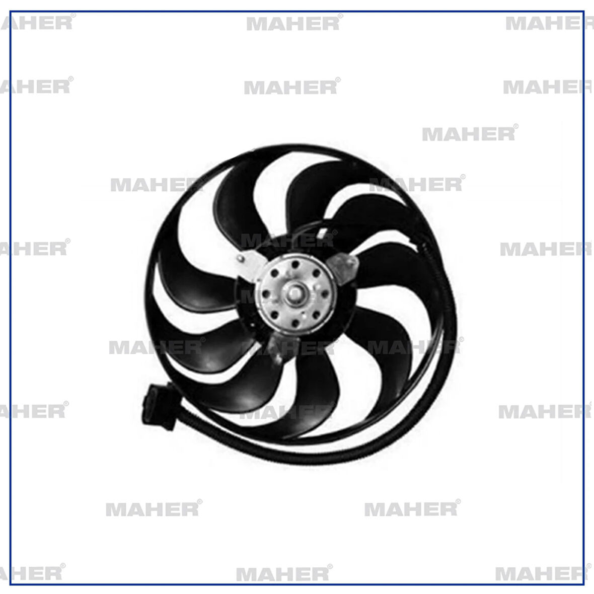 FAN RADYATÖR GOLF4-BORA-A3-TOLEDO 2002-2004 BCB 1.6 165 220/60W 292MM 1J0959455P