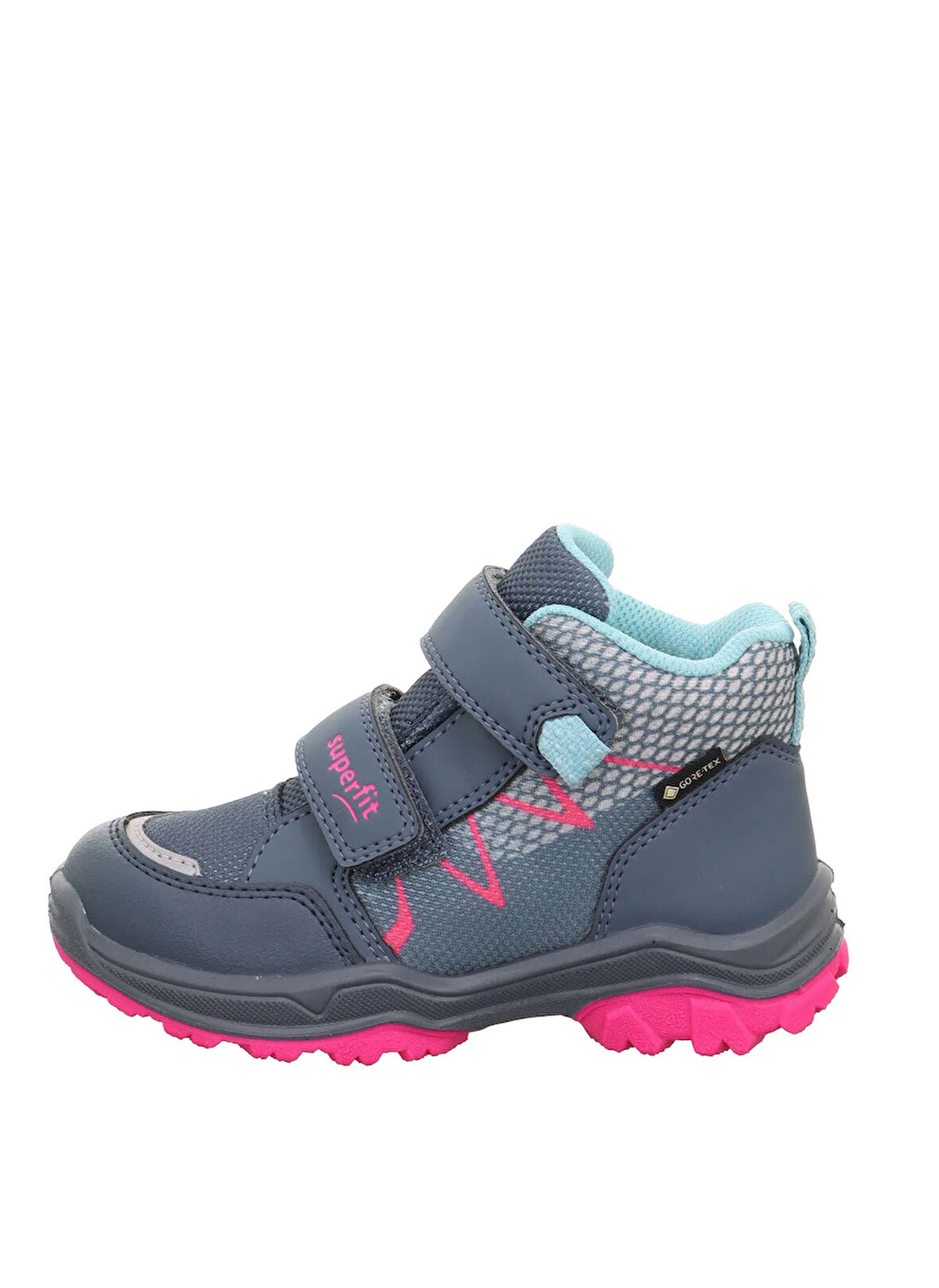 Superfit Pembe - Mavi Kız Çocuk Outdoor Ayakkabısı 1-000056-8020-2