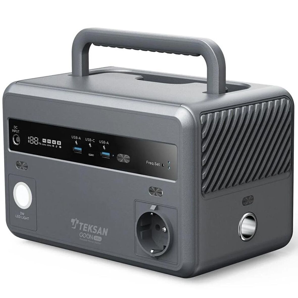 Go On 300w Taşınabilir Güç Istasyonu, Güç Kaynağı, Güneş Paneli Ile Şarj Desteği, Hafif, Lifepo4