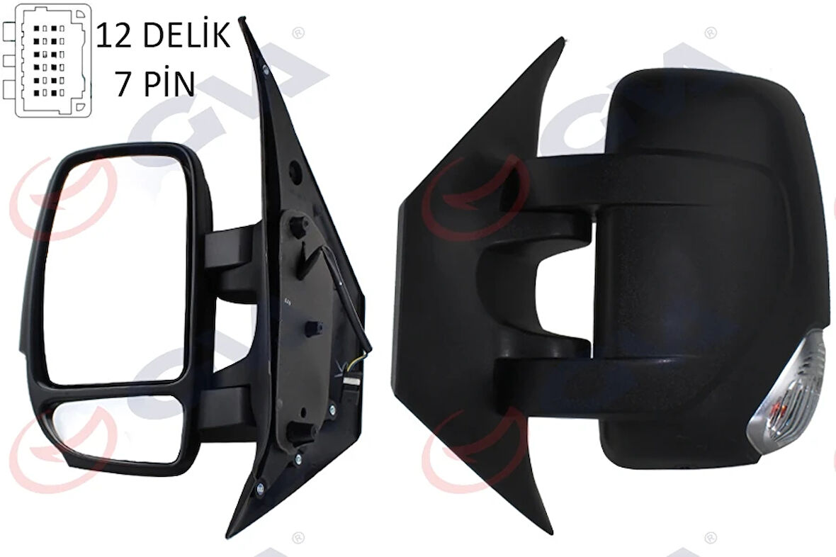 DIŞ DİKİZ AYNASI SOL MASTER-MOVANO 2010 ELEKTRİKLİ ISITMALI SİNYALLİ KONVEKS SOL L VM-971EHL 963021976R 963020131R 4419408