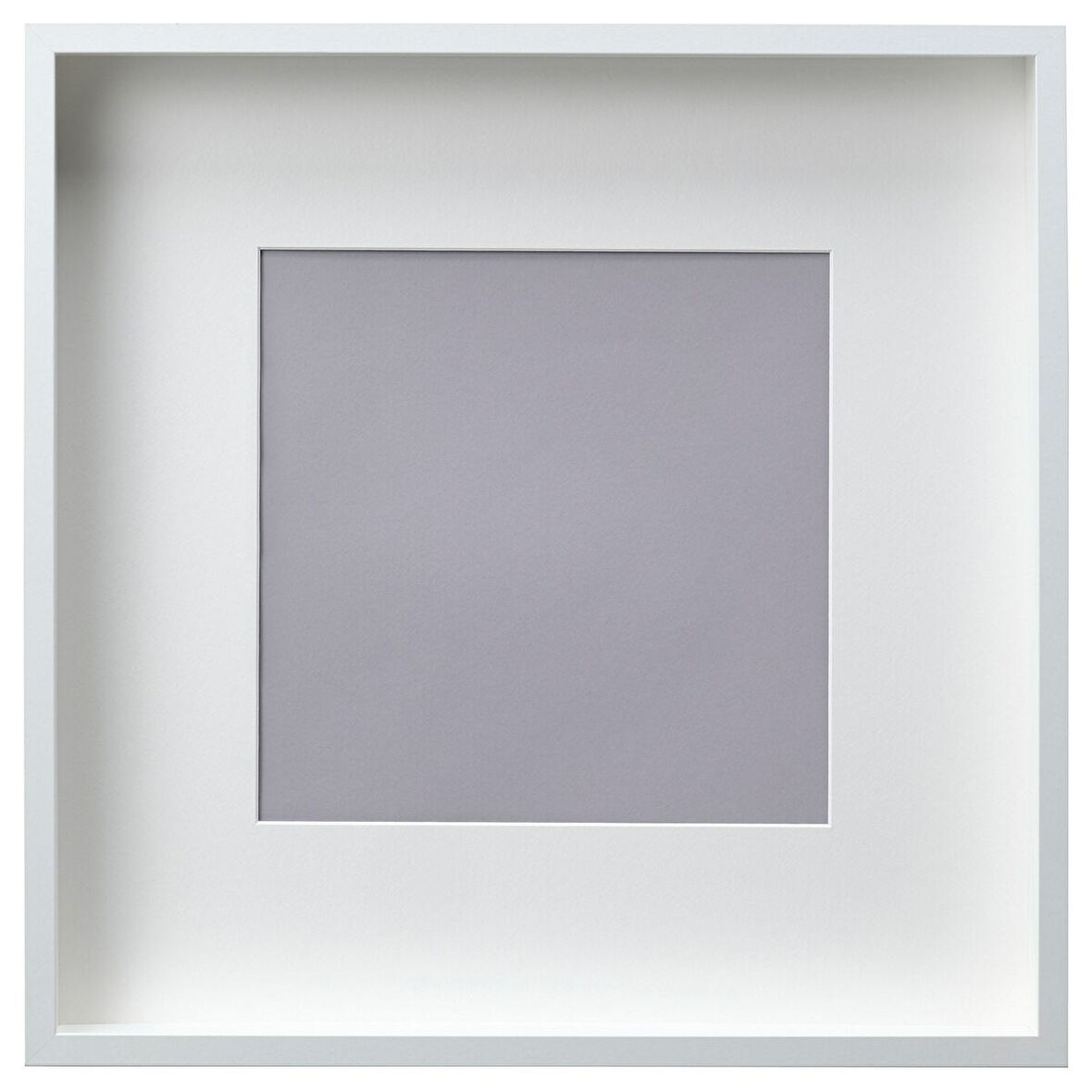 Beyaz çerçeve, beyaz, 50x50 cm