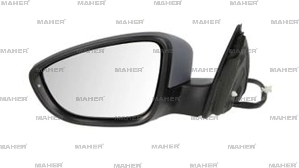 AYNA DIŞ DİKİZ PASSAT 2010-2014 ELEKTRİKLİ, ISITMALI, ASTARLI, KATLANIR, HAFIZALI, YAN-ALT LAMBALI SOL 3AB857507D9B9