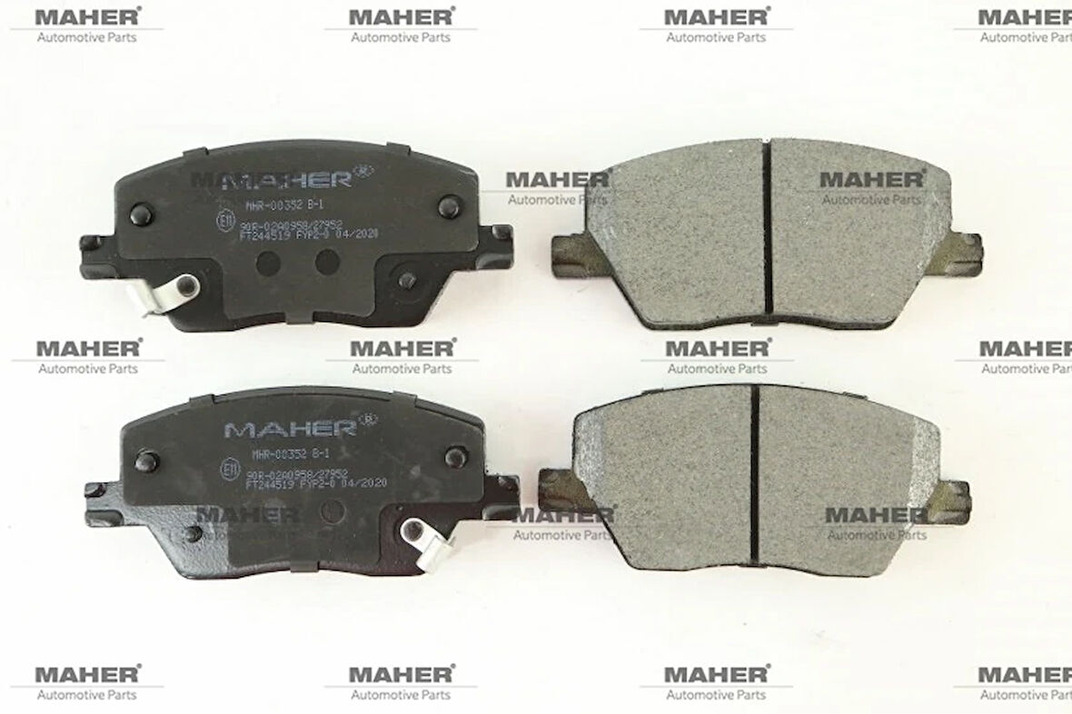 FREN BALATA EGEA 2015 1.3JTD-1.6JTD (MANDO FREN SİSTEMİ 132.7MM) ÖN 77367628