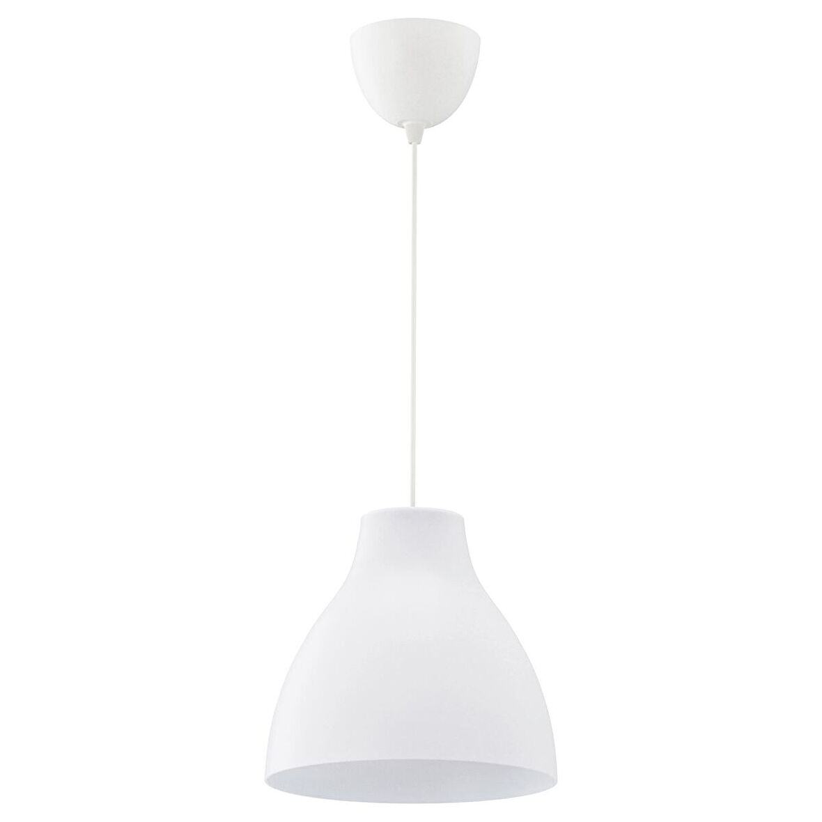 Sarkıt lamba, beyaz, 28 cm