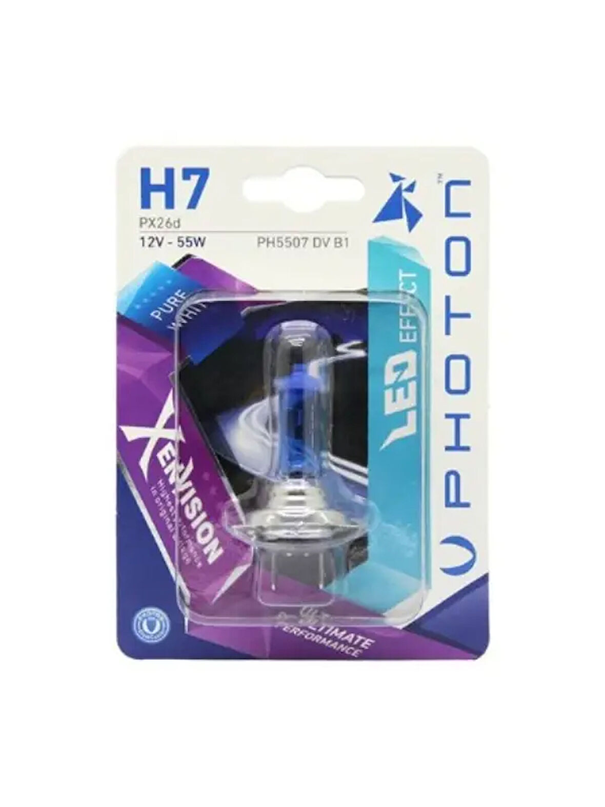 H7 12V 55W XEN VISION (TEKLI BLISTER)
