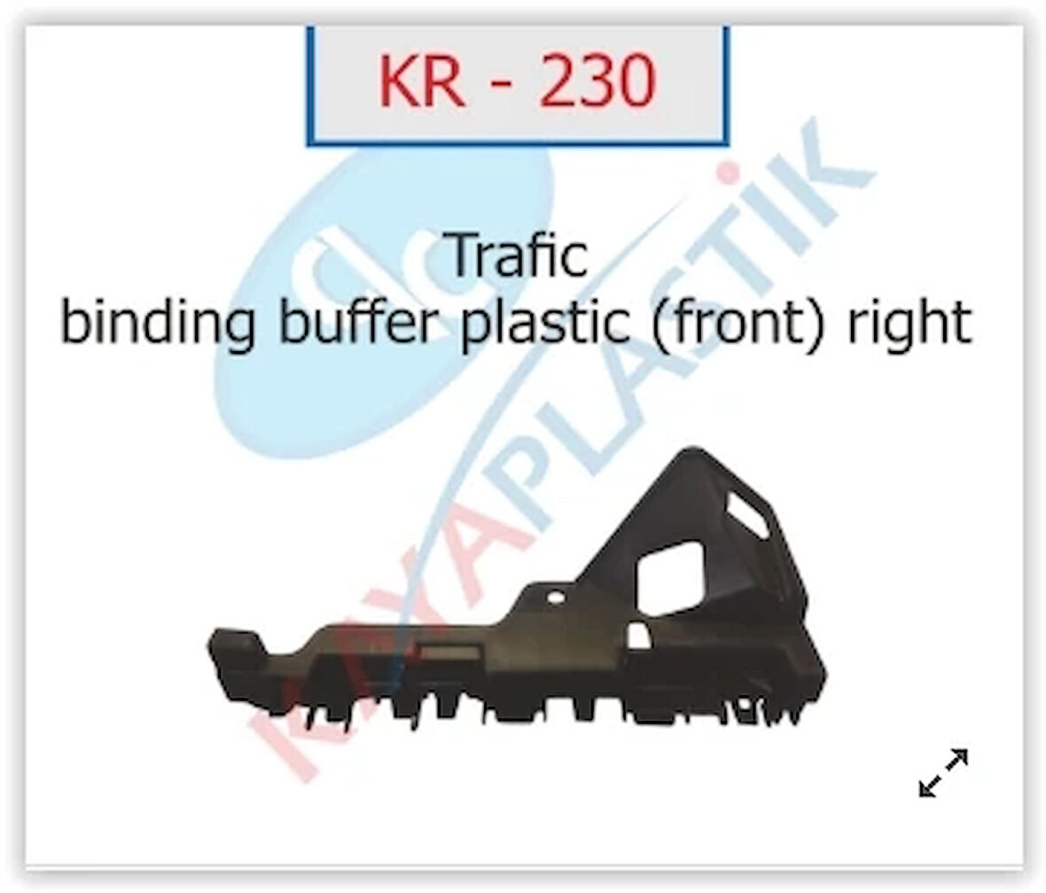 ÖN TAMPON BAĞLANTI AYAĞI SAĞ TRAFIC 622117405R 620505064R