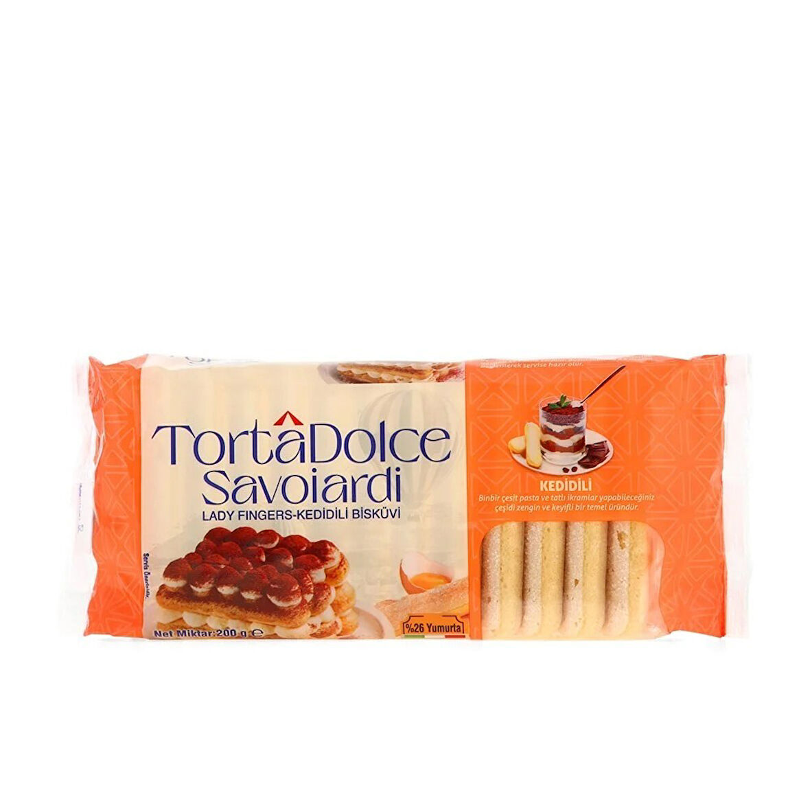 Torta Dolce Kedi̇ Di̇li̇ Bisküvi̇ 200 Gr