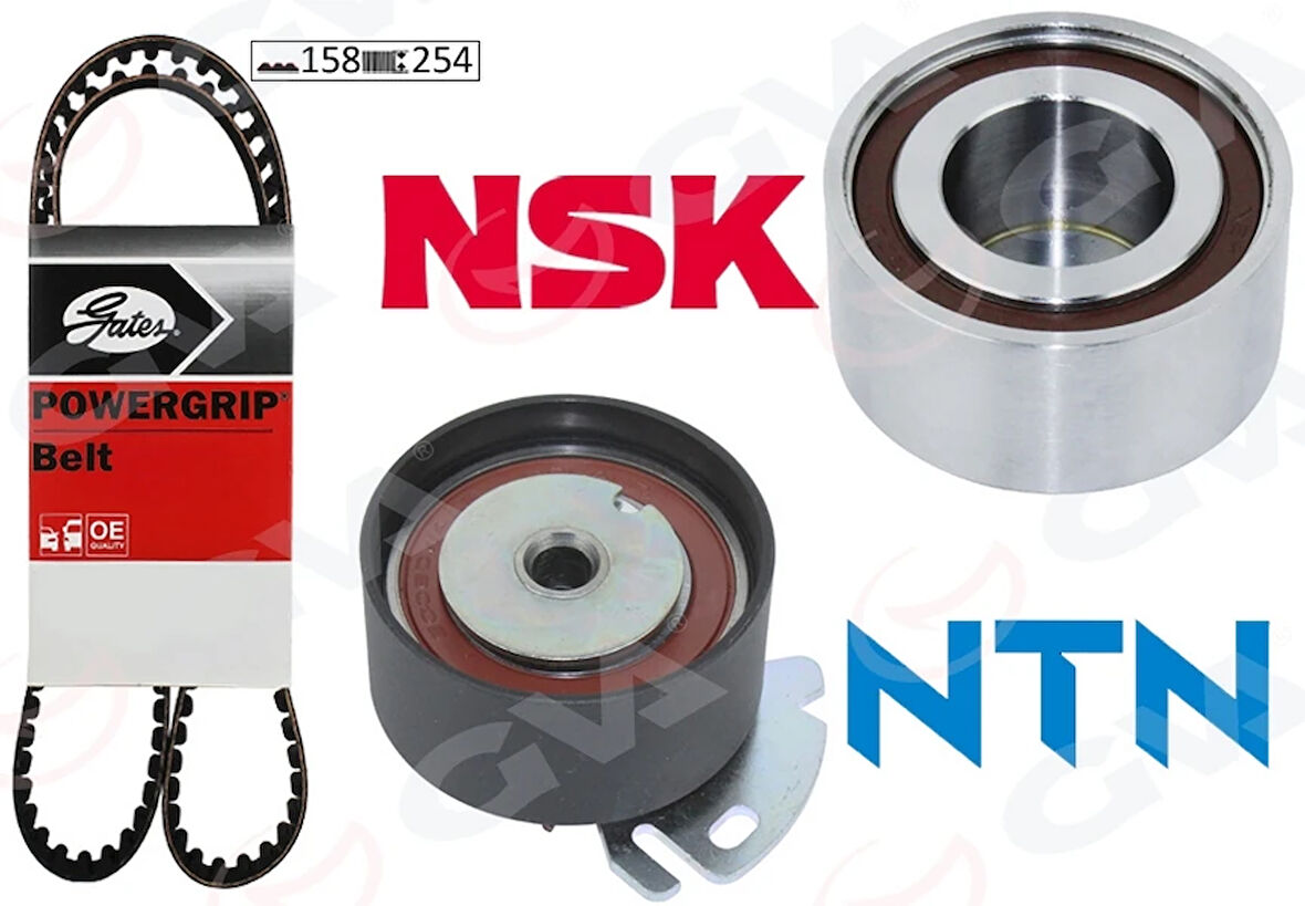 EKSANTRİK GERGİ KİTİ 158X254 BRAVA 1995-2001 -DOBLO 2001 -PALIO-ALBEA 1996 -MAREA 1997-2002 1.6 K015432XS 71736715 55171442 55176303