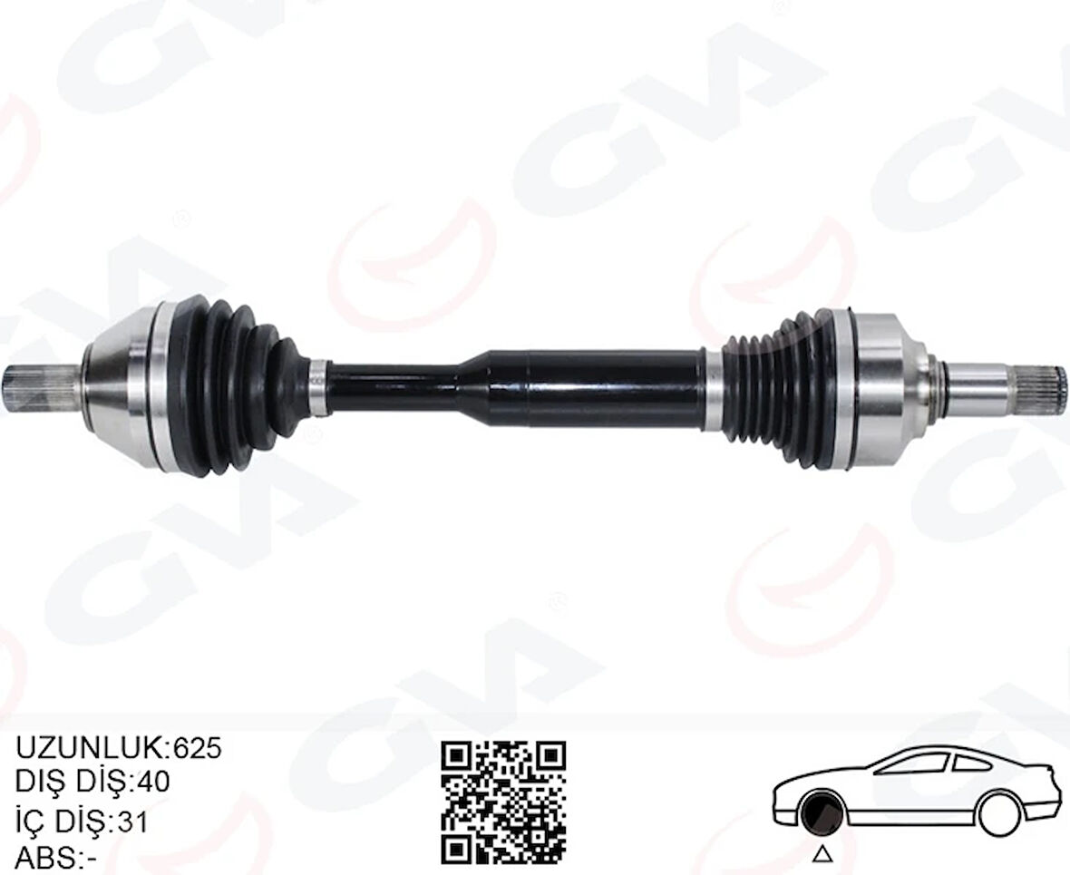 ÖN AKS KOMPLE SOL VOLVO XC60 1 2015-2017 D4-D3 MANULE 6 VİTES 36010064 31325701