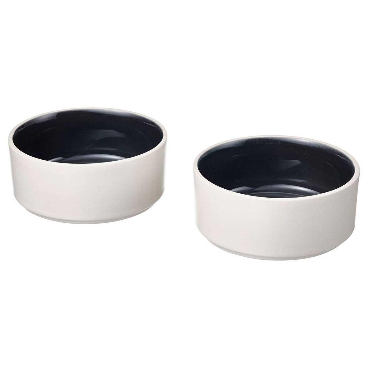 Kase seti, gri, 11 cm, 2 adet