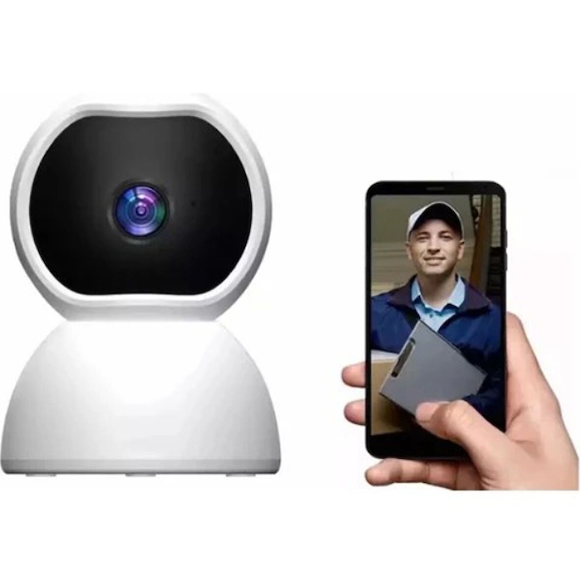 Çift Taraflı Ses Özellikli Wi-Fi Kamera 