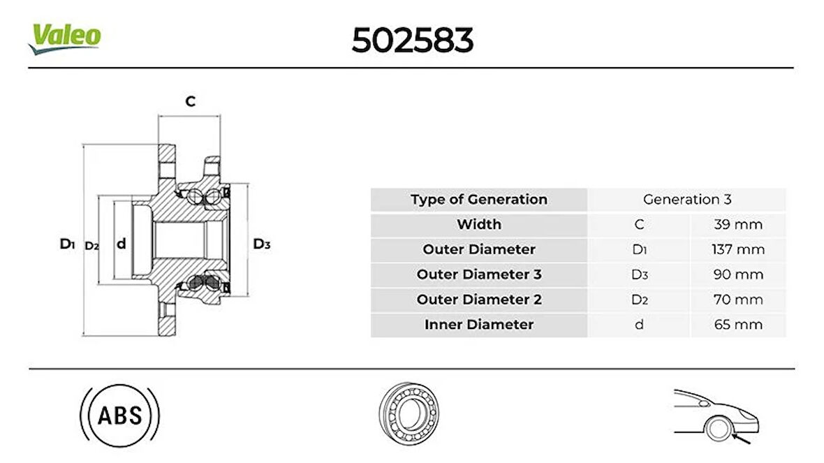 ÖN TEKER PORYASI ASTRA H-ZAFIRA B 2004 1.7 CDTI 1.9 CDTI 165 2.0 TURBO 5 DELİK ABS Lİ 1603841 93188477 13231678