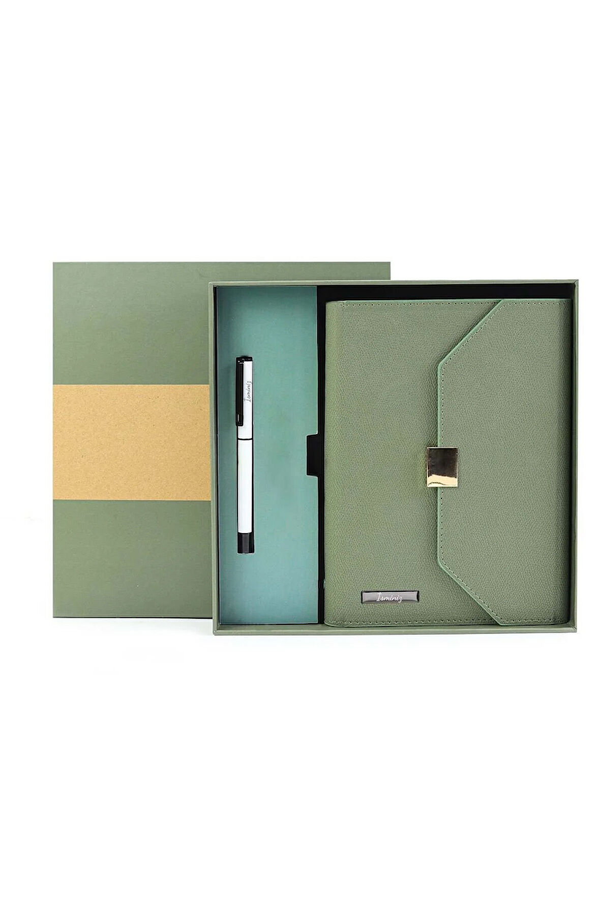 Kutulu Defter Beyaz Kalem Seti