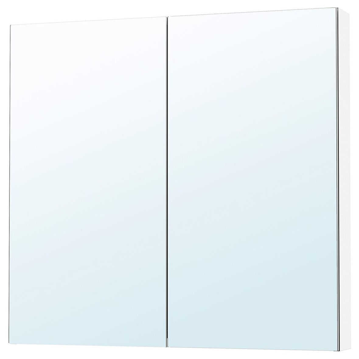 Banyo duvar dolabı, 100x15x95 cm, 2 ayna kapaklı