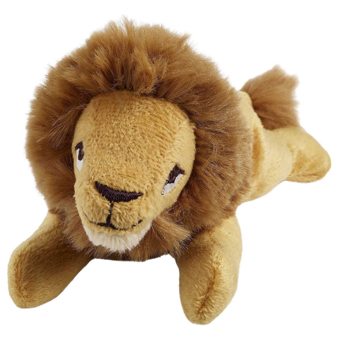 Yumuşak oyuncak, sarı-kahverengi, 13 cm, aslan