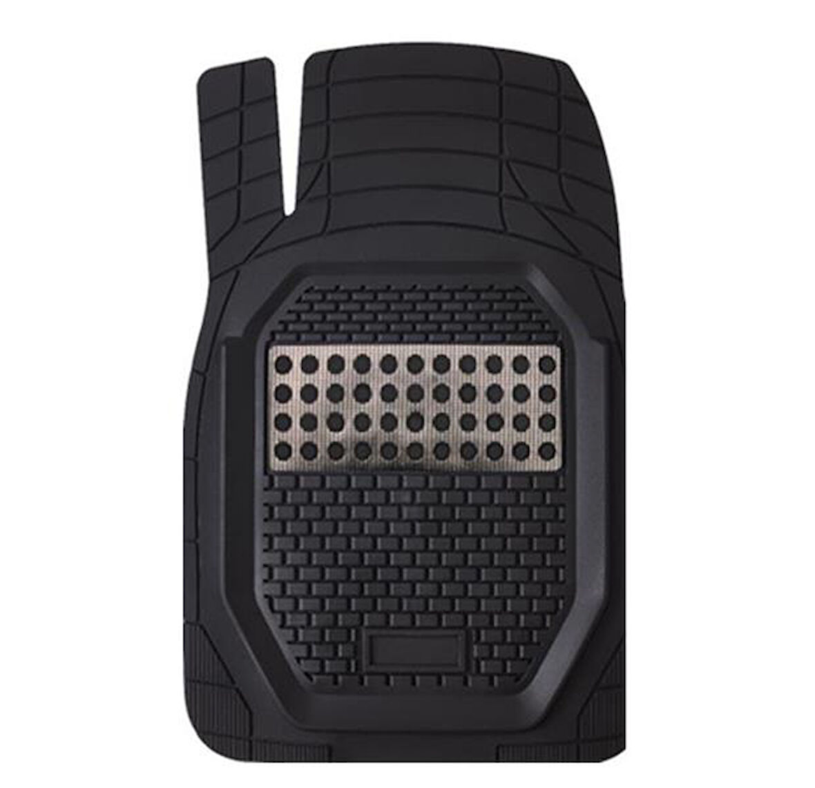 KNK PASPAS HASIRLI PLUS KULAKLI PASPAS KROMLU SİYAH KROM MAVİ ÖN : 73CMX51CM ARKA: 48CMX50CM